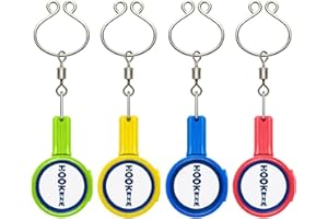 HOOK-EZE Nail Fishing Knot Tying Tool, Fly Fishing Accessories for Tying Line to Fish Hooks - Gear and Equipment, Gadget to Tie Knots Quick and Easy - Stocking Stuffers & Gifts for Men (4 pcs)