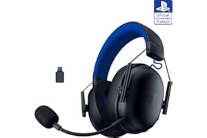 Razer BlackShark V3 X HyperSpeed Wireless Gaming Headset for PS5: 50mm Drivers - Cardioid Mic - 2.4 GHz, Bluetooth - Works with PC, Mac, Nintendo Switch, Smartphone - Long Battery Life - Black