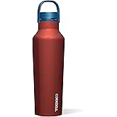 Corkcicle Sport Canteen - Beverages Cold 25 Hours - Triple Insulated Stainless Steel - Screw-On Lid - Reusable Bottle - Summer Drinkware Gift - Keeps Drinks Ice Cold - 20 oz - Spider-Man