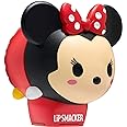 Lip Smacker Disney Minnie Mouse Tsum Tsum Flavored Lip Balm, Minnie Strawberry Lollipop, Clear, For Kids