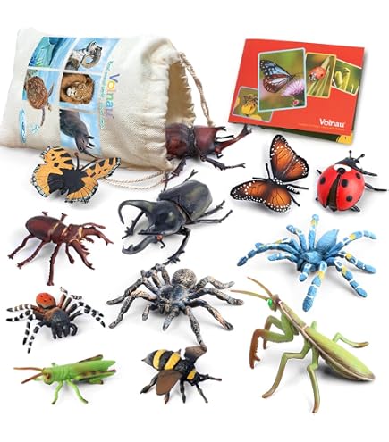 Lot De 10 Figurines Insectes Wild Republic – Réalistes, éducatives, Pour Collectionneurs Et Enfants Dès 3 Ans