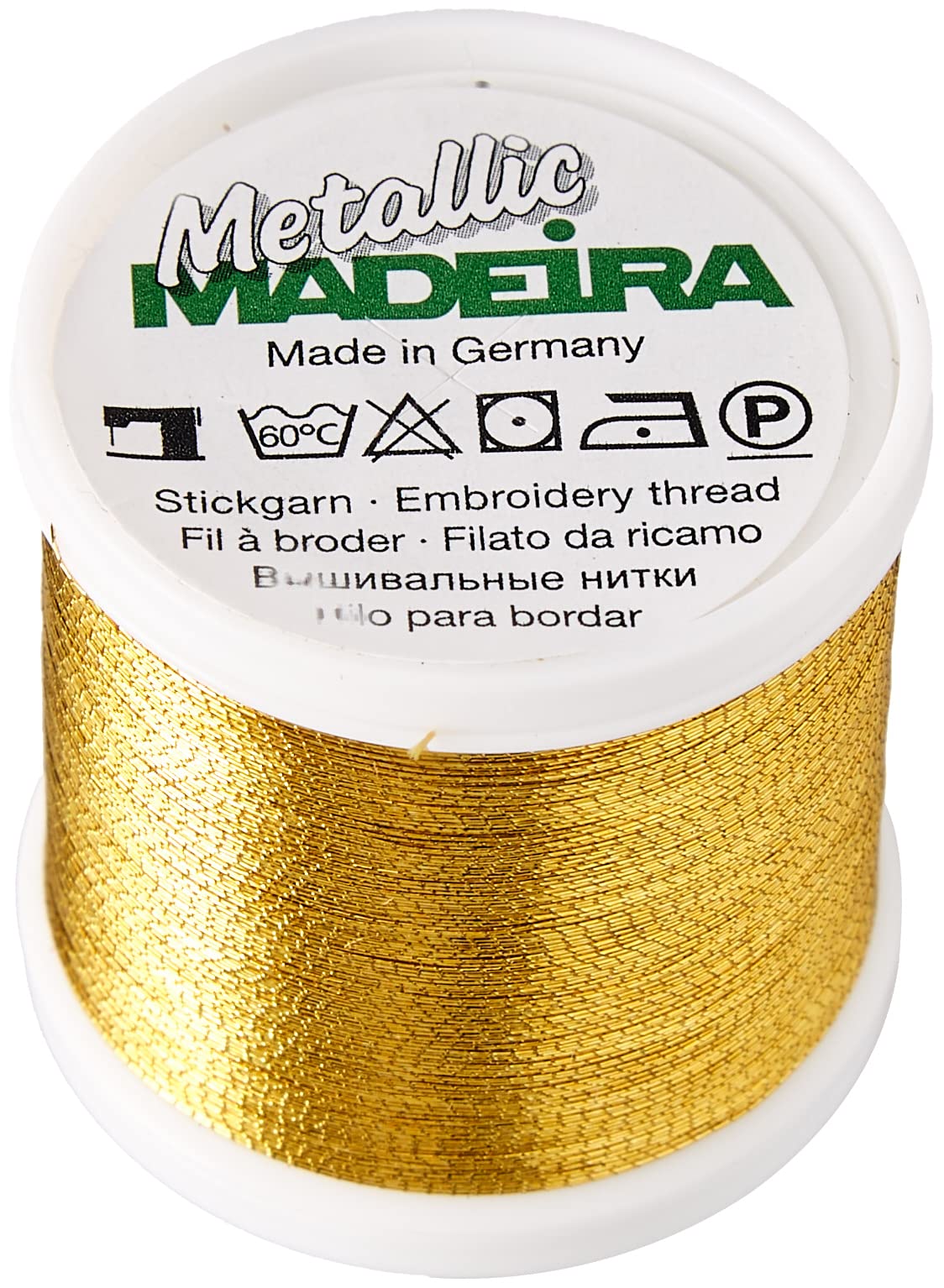 Madeira 025144 200 m Metallic Thread, Gold