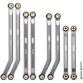 INJORA Aluminum 4 Link Set for SCX24 C10 JLU Bronco Base Camp 4Runner, GL