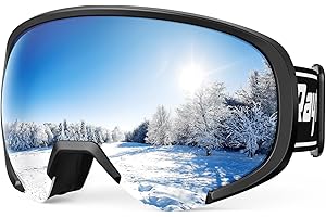 RAYTICE OTG Ski Goggles for Men Women, 100% UV400 Protection Snow Goggles, Anti Fog Snowboard Goggles for snowmobile skiing climbing Snow cross-country