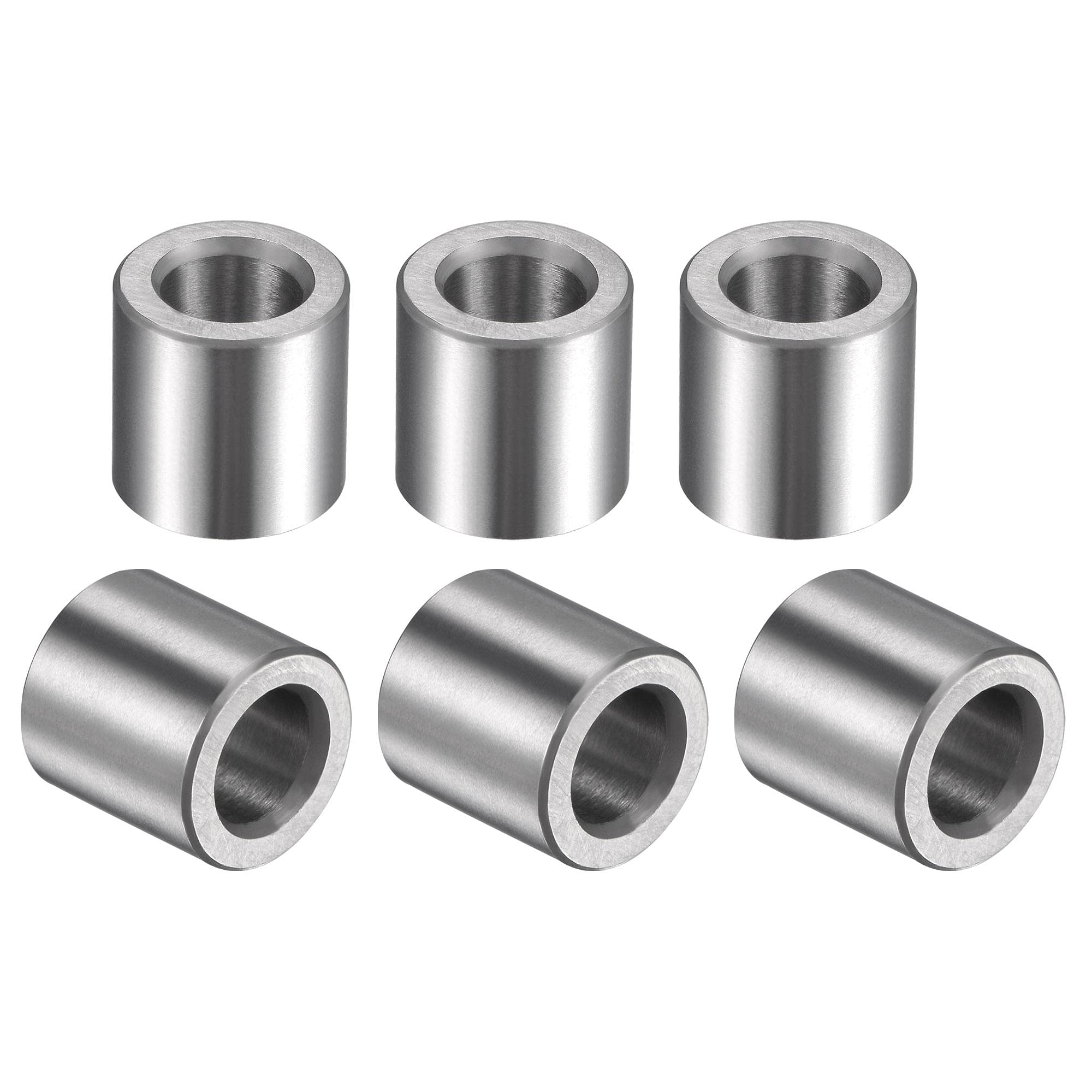 sourcing map Sleeve Bearings 6mmx10mmx10mm Chrome Steel Oilless Bushing 6pcs