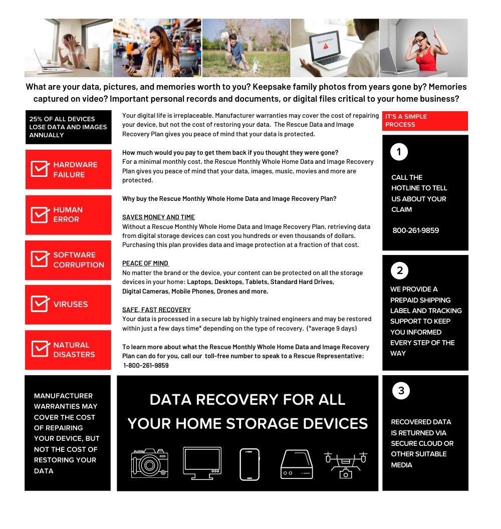 Rescue Monthly Whole Home Data and Image Recovery [Subscription]
