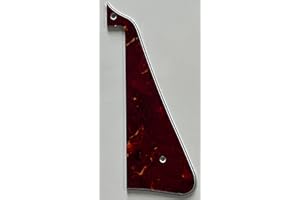 DTYBERXZ For Fit Gibson Les Paul LP 1978 3-Pickups Project Guitar Pickguard (4 Ply Red Tortoise)