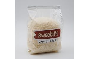 Sweetifi Gluten-Free Kataifi Pastry, Dried & Chopped Shredded Phyllo Dough for Middle Eastern Desserts, Kunafa & Rolls, Crafted for Sweet & Savory Creations, 200gr/7Oz