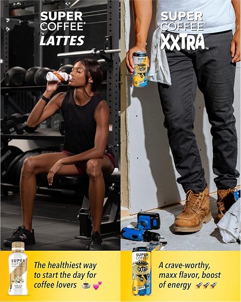 SUPER COFFEE XXTRA, KETO PROTEIN COFFEE [MOCHA] 15 FL OZ