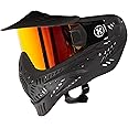 HK Army HSTL Goggle Paintball Airsoft Mask with Anti Fog Thermal Lens (Black/Fire Lens)