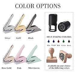 OFCCUSTOM Book Embosser Custom Embosser Stamp with