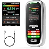 HOUND-2070 Radon Detector for Home, Tempertaure &amp; Humidity Display, 504 Days Data Storage for Long-Term Monitoring, Rechargeable, 3-in-1 Portable Radon Tester for Basement, pCi/L or Bq/m&sup3;