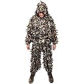 Arcturus 3D Leafy Ghillie Suit -1,000 Laser-Cut Leaves | Lightweight, Breathable Camouflage for Hunting, Paintball & Airsoft