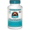 Source Naturals Wellness ZincMunity, Supports Zinc Absorption, Metabolism and Utilization for Immune Heath*, 50 mg Zinc - 60 Vegetarian Capsules