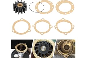 LAIKOU 09959K 09959K-SHW 12 Blade Flexible Impeller Kit Replacement for Sherwood Water Pump G1 G2 G15 G20 G21 G22 G30-2, fit for Sierra 18-3060 18-3046, for Yamaha YSC-101-03-01-0C, for Volvo/OMC 3854286
