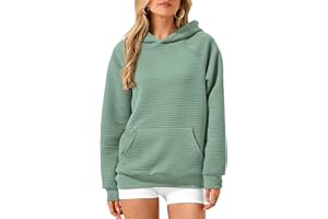 Tecadi Hoodies for Women 2024 Fashion Fall Sweatshirt Long Sleeve Pullover Tops Comfy hoodie Sweater With Pocket
