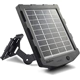 Trail Camera Solar Panel, WingHome Solar Battery Charger Kit 12V/1A 6V/1.5A with Build-in 2000mAH Rechargeable Lithium Battery IP66 Waterproof Hunting Accessory