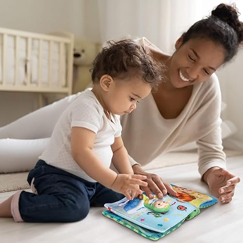 CoComelon Nursery Rhyme Singing Time Plush Book, Featuring