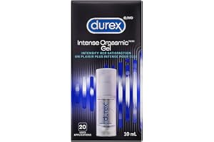 DUREX Intense Orgasmic Gel for Women, Stimulating Formula with Warming, Cooling or Tingling Sensations, 10 mL (Up to 20 Uses)