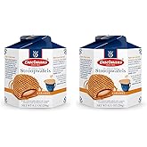 DAELMANS Stroopwafels, Dutch Waffles Soft Toasted, 2 Pack Assortment, Caramel, Office Snack, Kosher Dairy, Authentic Made In