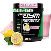 JYM Supplement Science Pre JYM Pink Lemonade Pre Workout Powder for Men & Women, BCAAs, Nootropics, Creatine HCI, Citrulline, Beta-Alanine, Betaine, Taurine, Huperzine, 30 Servings