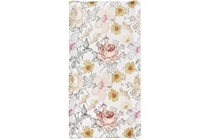 Changing Pad Cover, Diaper Baby Changing Table Covers for Girls & Boys, HNHUAMING Soft Fitted Changing Mat Cover Stretchy Nursery Changing Pad Sheets, Floral (32 X 16 Inches)