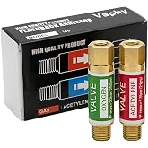 VAPHY Oxygen Acetylene Flashback Arrestors Set, Torch End