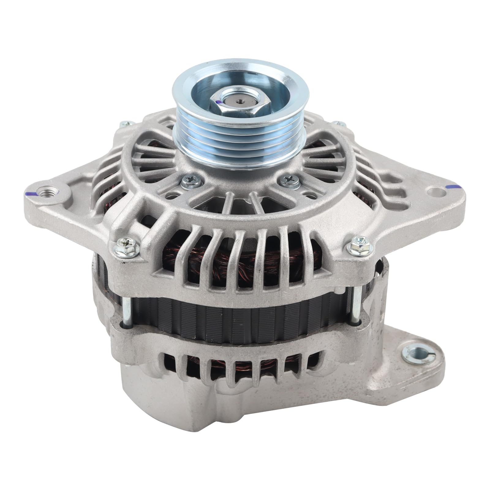 Photo 1 of MISIOEK Alternator 90A 12V 5-Groove Pulley Compatible with 2004-2010 Subaru Impreza 2006-2010 Forester,2006 Saab 9-2X,2.5L Replace 23700AA420 11058N