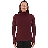 100% Merino Wool - Midweight Womens 1/4 Zip - Midlayer