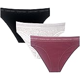Calvin Klein Refined Rib Logo Bikini 3 Pack
