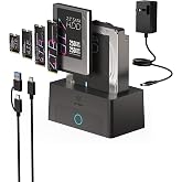 M.2 NVMe &amp; SATA Hard Drive Docking Station, ICY BOX 10Gbps M.2 NVMe SSD Dock for 2.5" &amp; 3.5" HDD/SSD, HDD Docking Station with Single Bay, Compatible with M.2 NVMe/SATA 2.5''/3.5'' HDD SSD