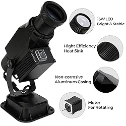HILITING 15W LED Gobo Projector 1800 Lumens