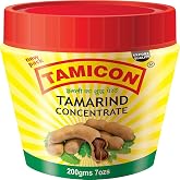 Tamicon Tamarind Concentrate | Tangy &amp; Sour Imli Chutney | South Indian Style Paste | Ideal for Indian Curries, Thai Sauces &amp; Kitchen Recipes | 7 Oz (200gm)