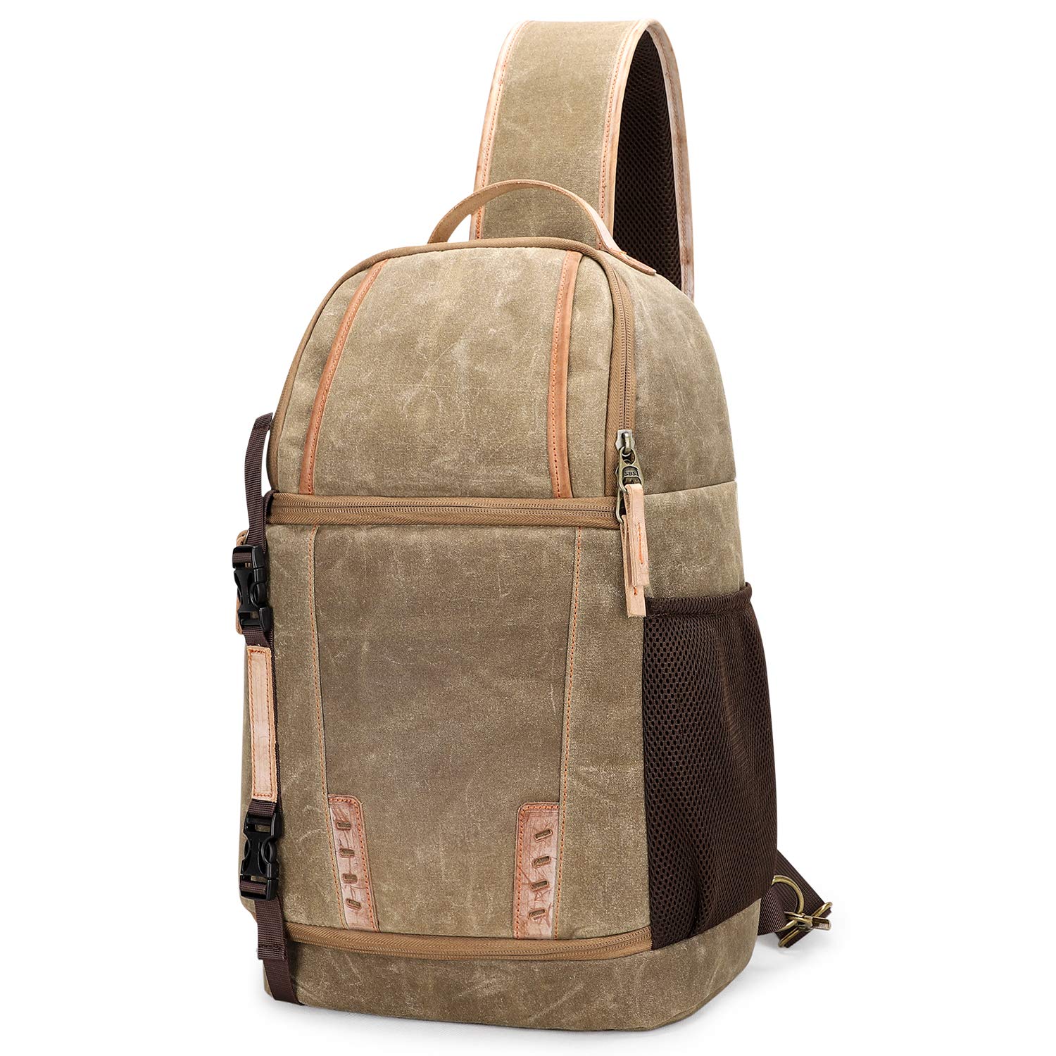 S-ZONE Water Repellent Camera Sling Bag DSLR SLR Lens Chest Backpack Case Compatible Camera case Backpack