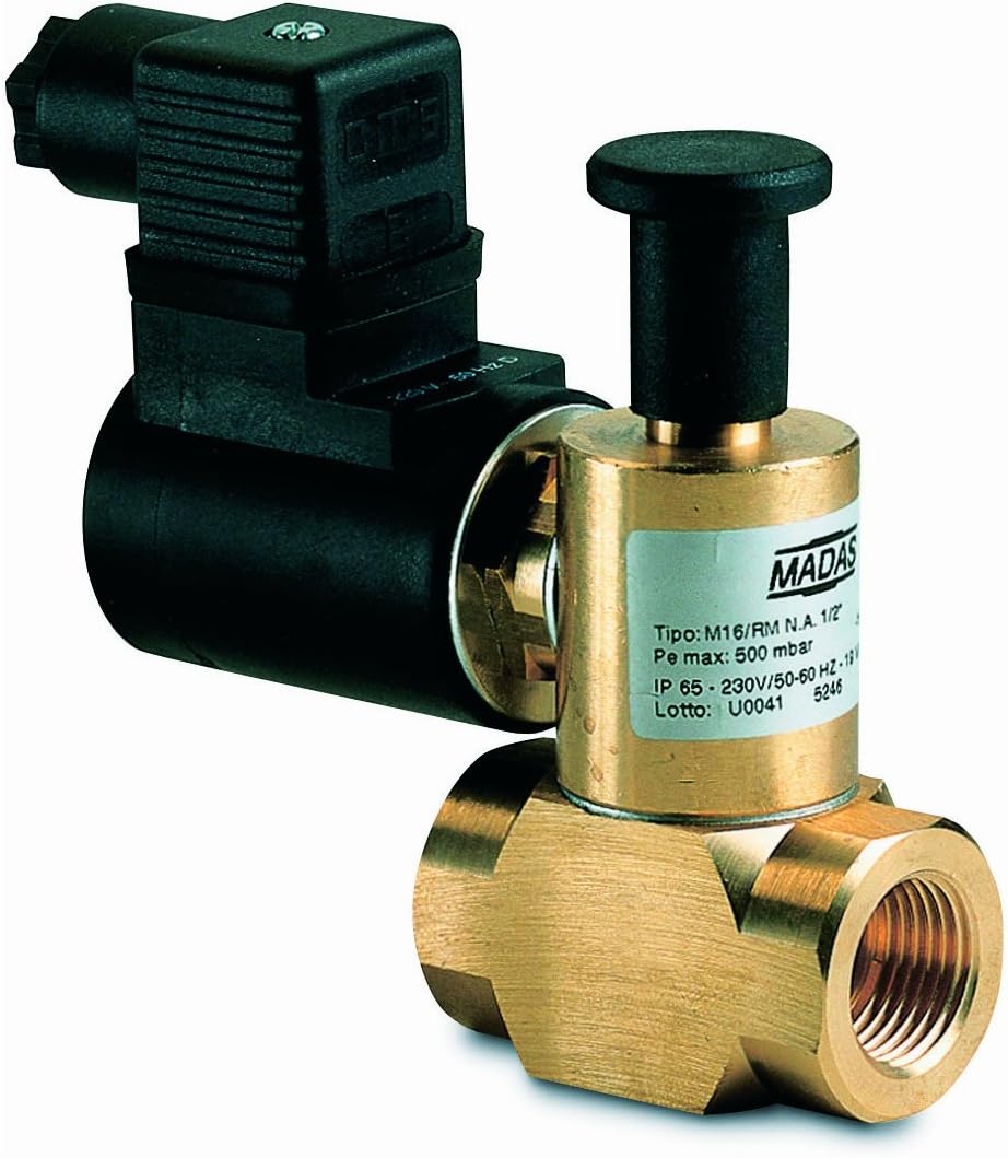 Sesam 1EV EV022 Solenoid Valve 1–Inch Thread Open When Not in Use 230 VAC