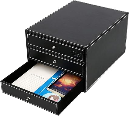 FreeTec 3 Schubladenbox Datei Schrank Schreibtisch Aufbewahrung Schmuck