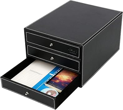 FreeTec 3 Schubladenbox Datei Schrank Schreibtisch Aufbewahrung Schmuck