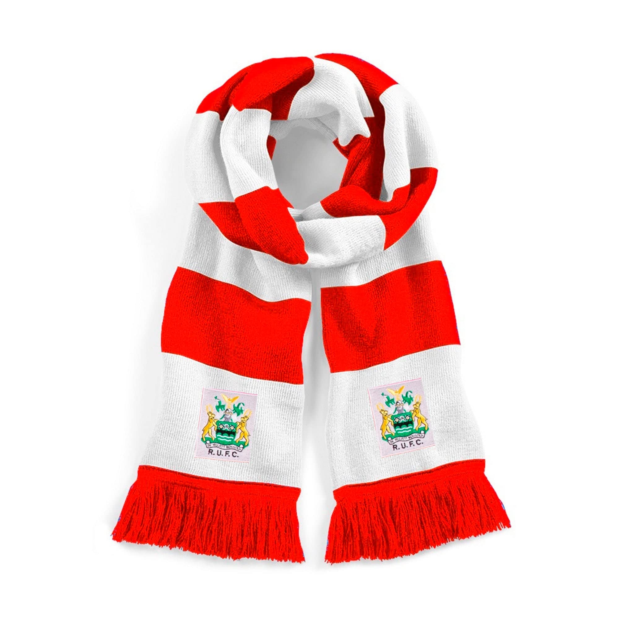 Rotherham 1970s Retro Traditional Football Scarf Embroidered Logo