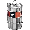King International Stainless Steel Food Grade Bento Vintage Wire Tiffin Box, Traditional Indian Lunch Box,Tiffin Box,Food Con