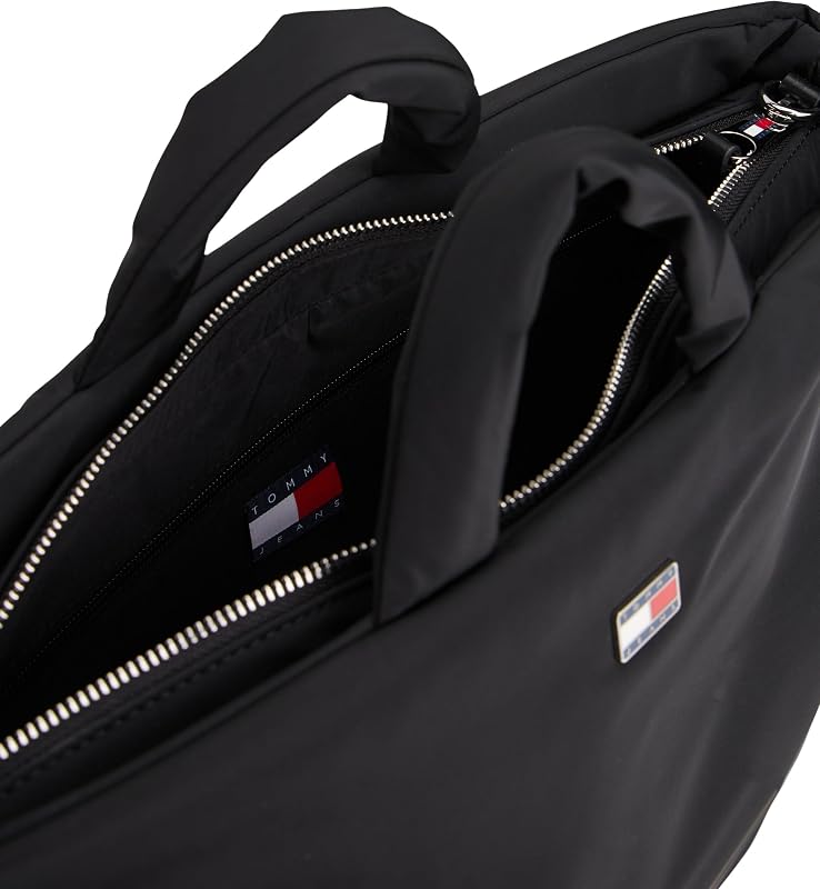 Herren Foundation Laptoptasche mit Außentasche, Schwarz (Schwarz), Einheitsgröße