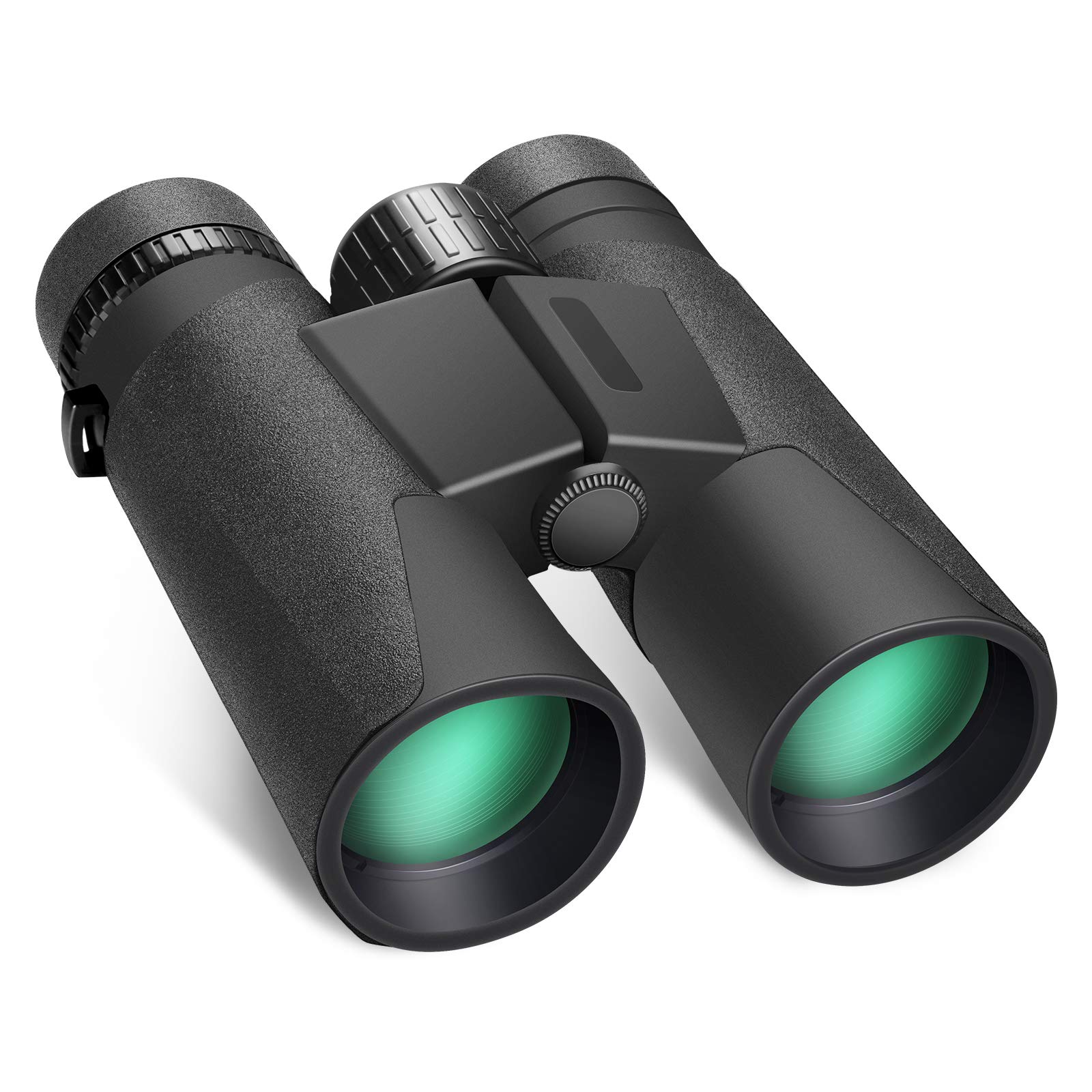 Neewer 12x42 Waterproof Binoculars with Clear Weak Light Vision with BAK4 FMC Lens, Lightweight (1.3 lbs.) Large Eyepiece Binoculars for Birds Watching Hunting Traveling Hiking Outdoor Sports