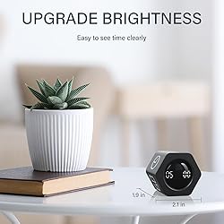 Rotating Pomodoro Timer 5, 25, 10 30,60 Mins Preset