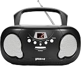 Groov-e Original Boombox Portable CD Player Bluetooth Radio LED Display view 3