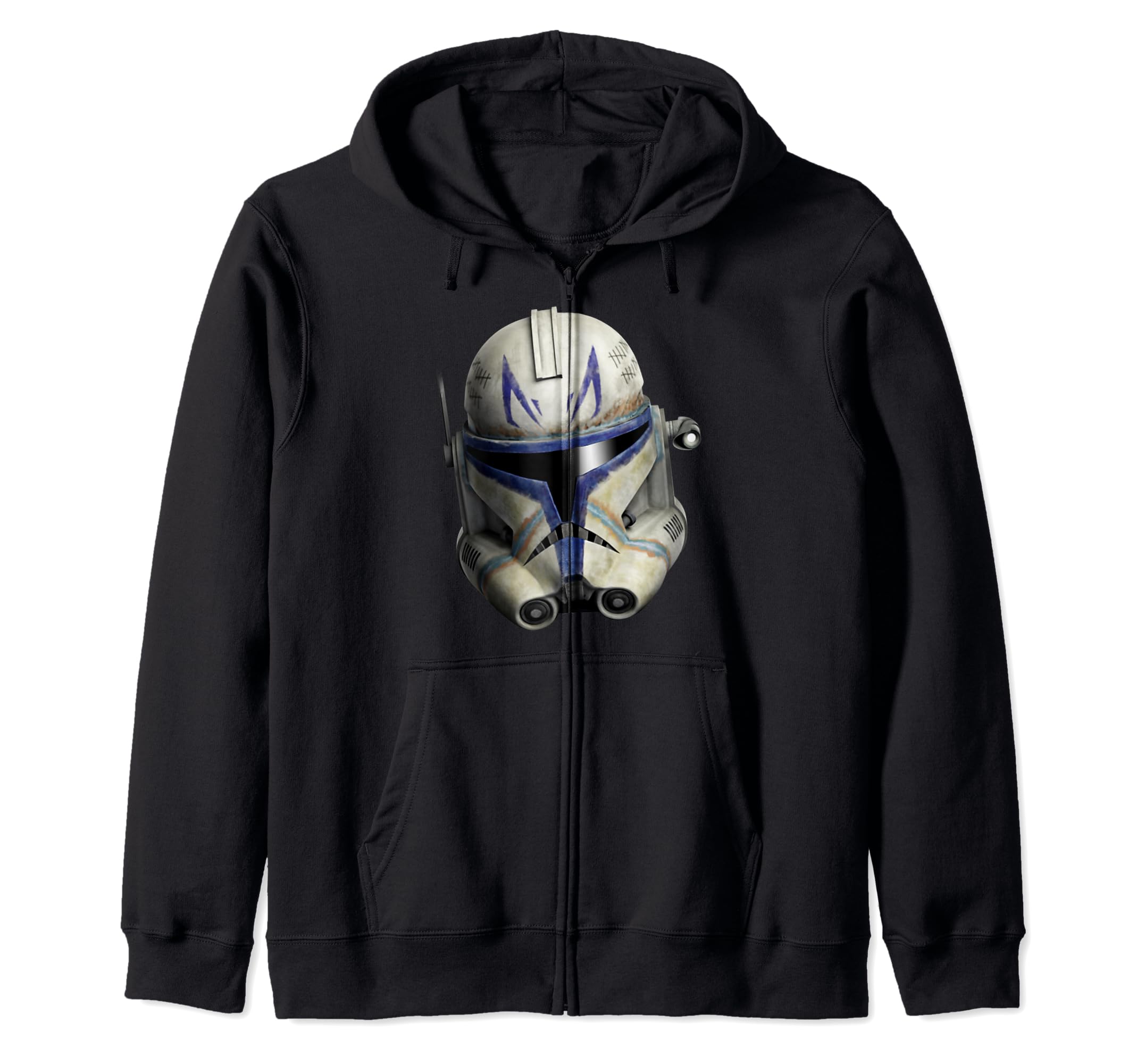 Star Wars: Clone Wars Clone Commander Rex Big Face Zip Hoodie
