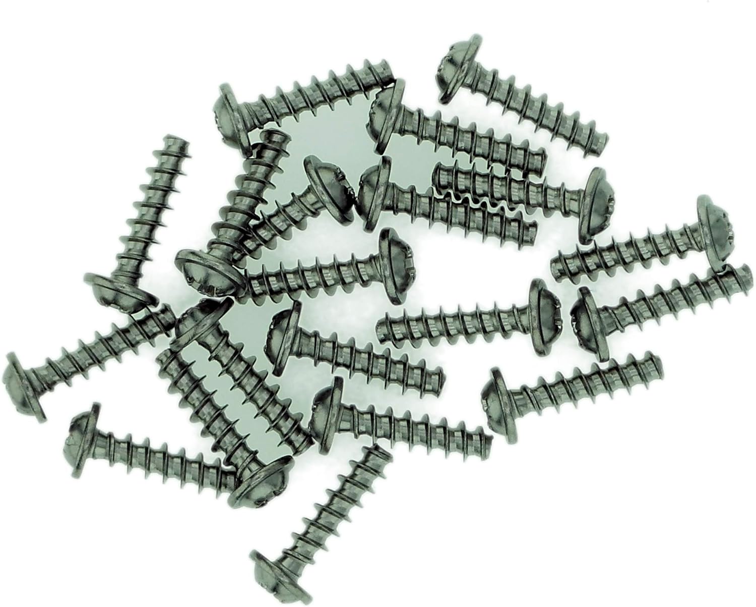 D3.5 (3.5mm x 16mm) Pozi Pan Screws for Plastic (Flanged) - Stainless Steel (A2) (Pack of 20), 3.5x16 - Flanged - A2 (20) - Image 4