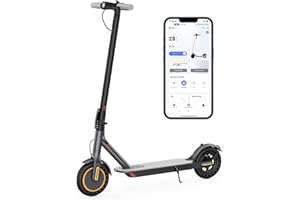 Qlaway 10/8.5" Aluminum Alloy Frame E Scooter for Adults 19-22 MPH Sport Escooter 350W/500W Motor, Electric Scooter 15-22 Miles Range, Bearing 265 LBS/APP Control