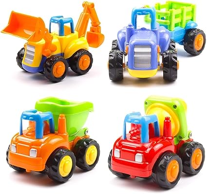 IndiaBuy Non Toxic Unbreakable Toy Set of 4 (Unbreakable Set 1)