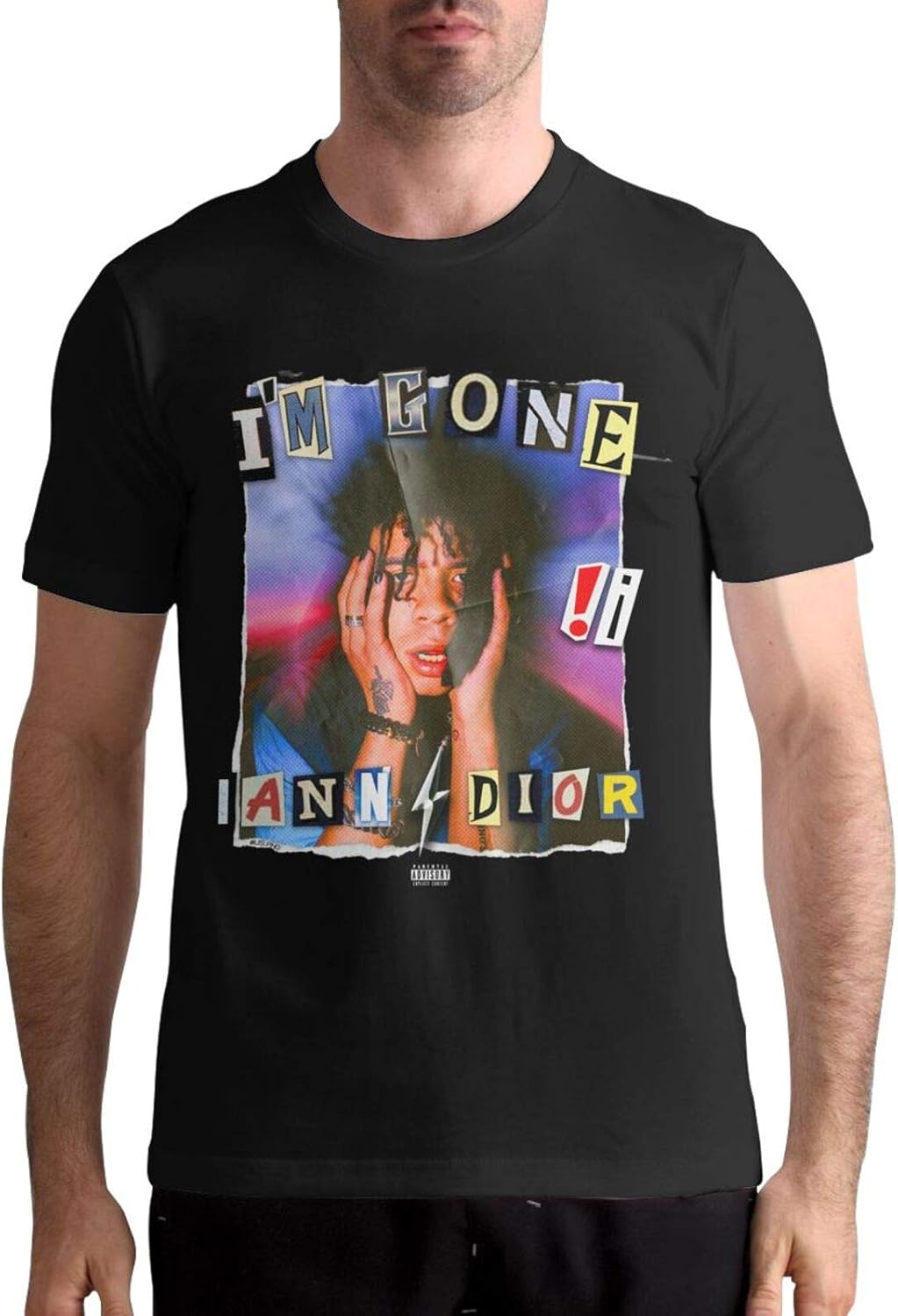 Amazon Iann Dior T Shirt Men s Cotton Crew Neck T Shirts Short 