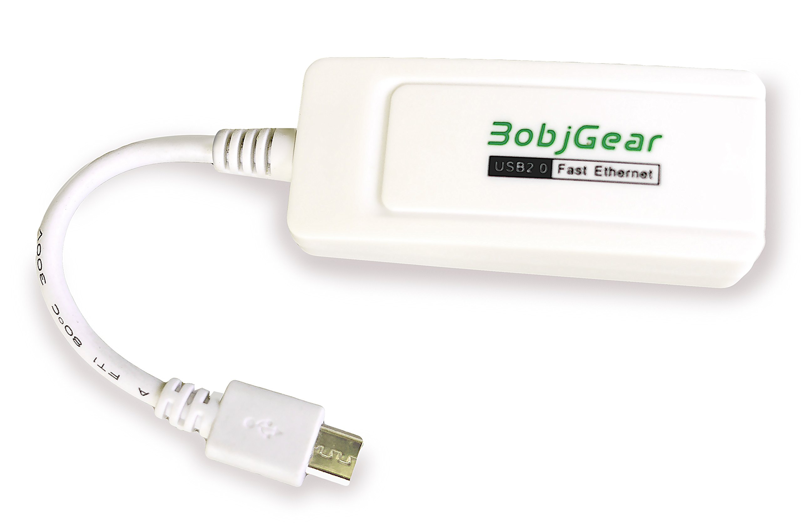 BobjGear MicroUSBOTG to RJ45 Compact Fast Adapter for