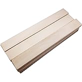 8 Inch 50PCS Popsicle Sticks for Crafts, Jumbo Craft Sticks Wooden Paint Stick for Arts, Craft Projects, DIY Projects, Ice Cream, Waxing, Mixing